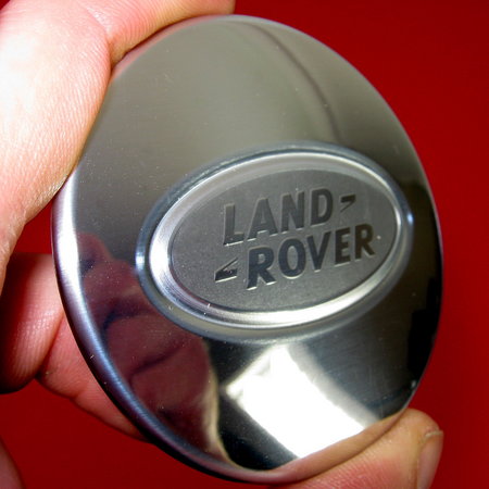 Range Rover L322 Polished Alloy Wheel Centres (4 pcs) - Click Image to Close